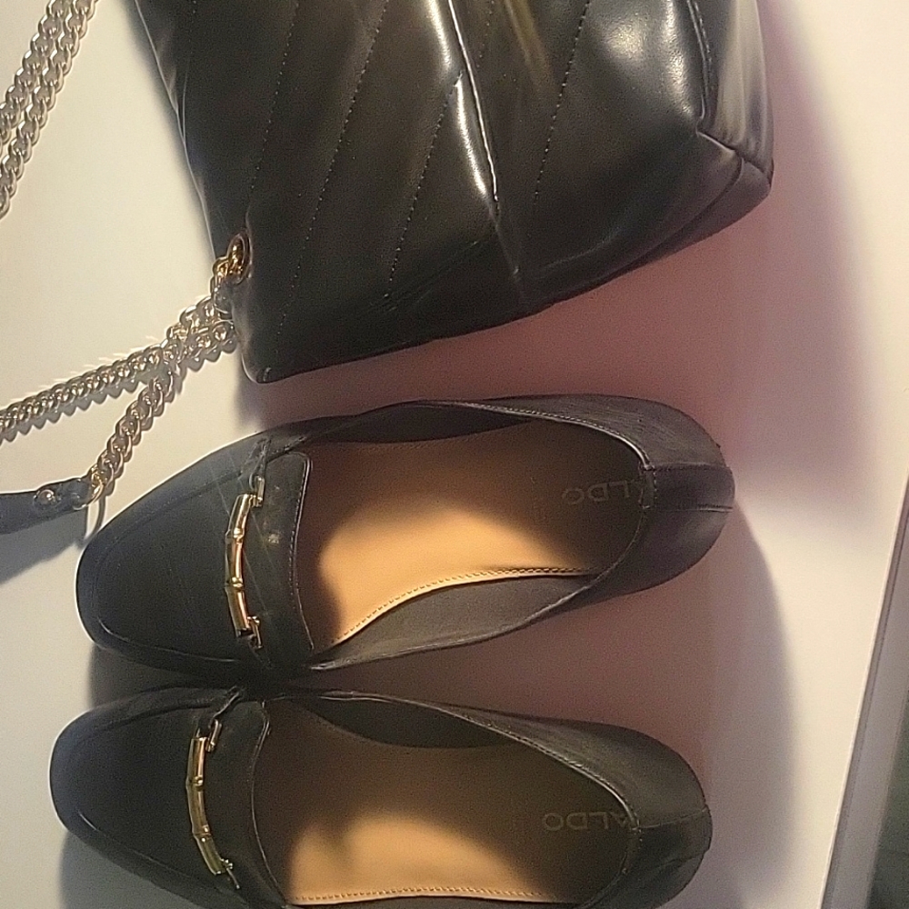 Aldo black flats